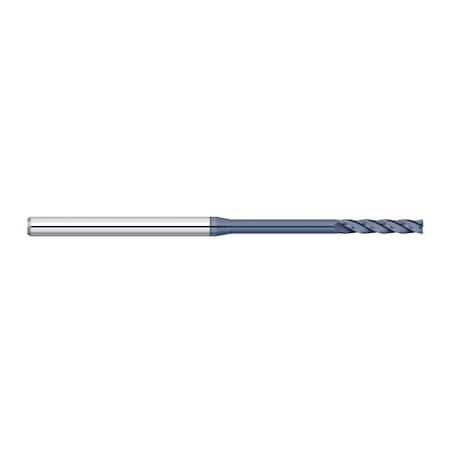 0.040 3 Flute Long Reach Long Flute Micro Carbide End Mill ALTiN Coat